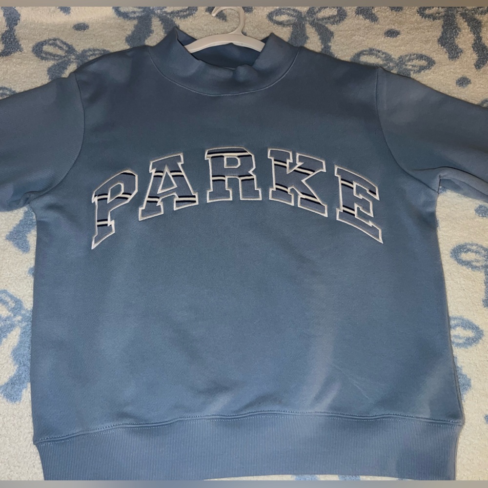 Parke Blue sweatshirt- NEVER WORN!!
